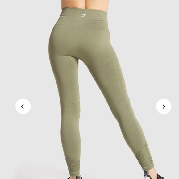 Gymshark Olive Leggings - Picture 4 of 12